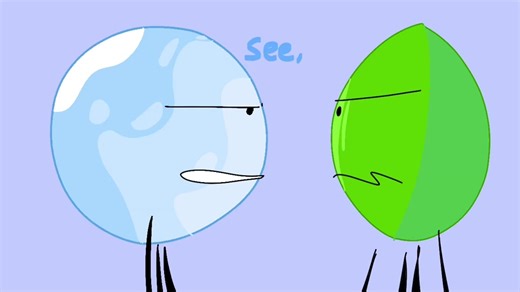 Leafy and bubble quarreled like a lot so I made this… #bfb #bfdi #tpot #bfbbubble #bfdibubble #bfbleafy #bfdileafy #animation #somebodygetshurt #meangirls #whatdoitagthis