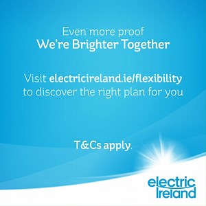 At Electric Ireland, we have customers with different wants and needs. That’s why we know a one size fits all approach doesn’t cut it when it comes to paying your bills. That’s why we offer payment flexibility like no other. We value your time. To find out more about our flexible price plans visit: www.electricireland.ie/flexibility #brightertogether #bepartofthechange #brighterenergyfuture | Electric Ireland