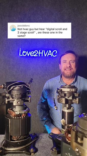 9K views · 134 reactions | Difference in 2 stage scroll and digital scroll compressor #hvac #love2hvac | Ty Branaman | Facebook