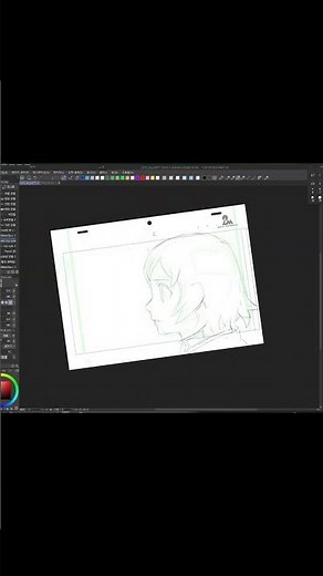 클립스튜디오로 애니메이션 작업하는 과정입니다~~^^ 첫 쇼츠~~ㅋㅋ #shorts #애니메이션제작 # #엄지발가락#생계형 애니메이터 #클립스튜디오