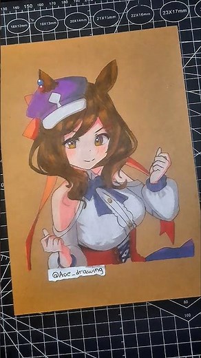 Drawing matikane tannhauser Uma Musume ( Mambo ) Finishing #shorts #mambo #umamusume