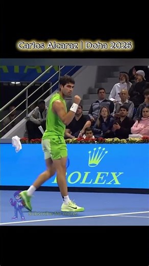 Carlos Alcaraz vs Arthur Rinderknech | Doha 2026 #atp2026 #tennis #doha2026