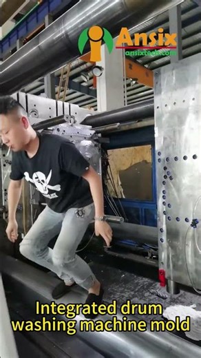 #Integrated drum washing machine mold #ansix #ansixtech #tools #moulds #mold #ansix tools #injection