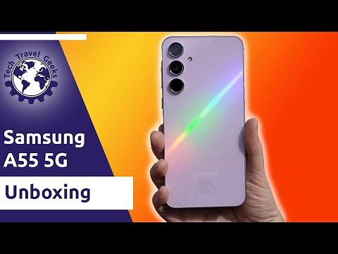 Samsung Galaxy A55 5G (Awesome Lilac) - Unboxing and First Impressions