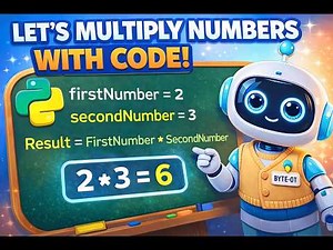 Multiplication Made Fun with Python! 🍎📦 | Coding for Kids🐍