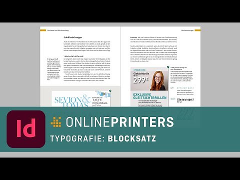 Typografie: Blocksatz