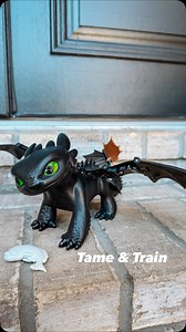 FOLLOW me and comment DRAGON for the link! This is on lightning deal for the lowest price yet! This interactive Toothless is seriously so neat! There’s so many ways you can tame and bond with him so you can begin to train. Once his eyes are green then you know you’ve accomplished the first step! There are over 60 sounds and actions, 5 different personality levels, and even interactive games you can unlock! The highest level will show blue flashing eyes and an epic plasma attack😮 This is definit