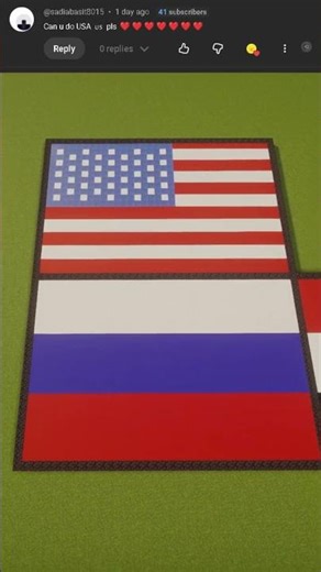 Day 15: Creating American Flag in Minecraft 🇺🇸