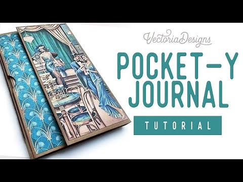 Junk Journal Tutorial with lots of Pockets | Printable Craft Kit | Roaring 20's Junk Journal