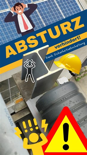 Innokran - Kranbau - Baden-Württemberg - Pleidelsheim on Instagram: "💥Absturz verhindert! Genau dafür gibt es Endschalter. Der Kran läuft bis zum definierten Punkt. Dann greift die Sicherheitsabschaltung. ❗Sofort ❗ Und zuverlässig! Kein Spielraum. Kein „wird schon gutgehen“. Sondern ein System, das genau für diesen Moment ausgelegt ist. ✅ sauber parametriert ✅ sicherheitsbewusst konstruiert ✅ konsequent umgesetzt Sicherheit ist bei uns kein Zusatzfeature. Sie ist natürlich fester Bestandteil je