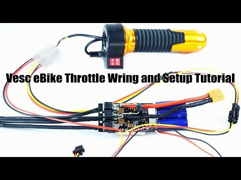 Ebike Throttle and Brake Connect to VESC and Parameters Setting Tutorial | Flipsky