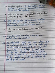 class (8) Science (CH-1) Q/ANS crop production and management. ❤️☺️