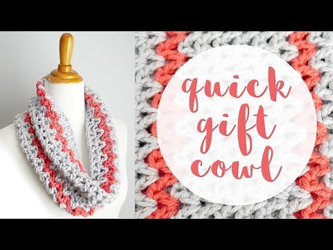 How To Crochet the Quick Gift Cowl (12 Weeks of Gifting Series)