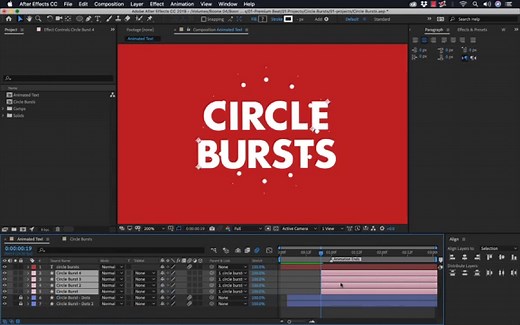 How to Create an Animated Circle Burst in Adobe After Effects