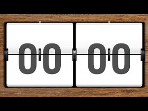 5 Minutes Flip Stopwatch Timer ⏱️ | Retro Style Time Count #stopwatch