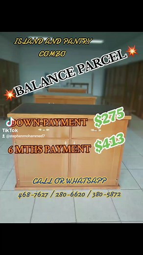 1.4K views | BALANCE PARCEL❗❗❗ 2 DOOR PANTRY AND ISLAND (CEDAR AND...