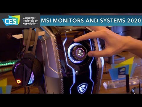 CES 2020: MSI Monitors and Systems for 2020 !