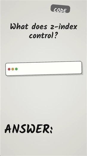 CSS z-index Explained