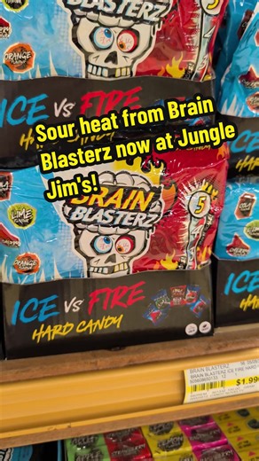 Brain Blasterz Sour Candy Taste Test at Jungle Jim's