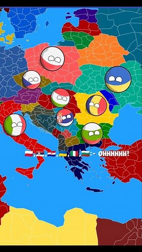 Roast Battle ☠️💀 Romania🇷🇴 Vs Hungary 🇭🇺 #countryballs #worldprovinces