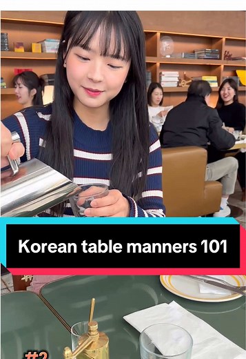 Korean table manners 101🍴🥣 How many of these Korean eating rules did you already know? #koreanfood #koreanculture #tablemanners #koreanetiquette #learnkorean #kdrama #koreatravel #fyp #foryou #viral