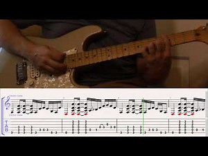How to Play the Intro and Verse to My Own Prison by Creed on Guitar with TAB