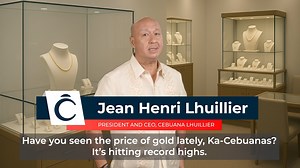 91K views · 74 reactions | With gold prices reaching record highs, Cebuana Lhuillier President and CEO Jean Henri Lhuillier calls on every Filipino to seize this moment. Through Cebuana Lhuillier’s trusted expertise in gold and jewelry, we continue to empower everyone to build financial security and achieve lasting investment. #CebuanaLhuillier #GoldInvestment #EmpoweringFilipinos | Cebuana Lhuillier | Facebook