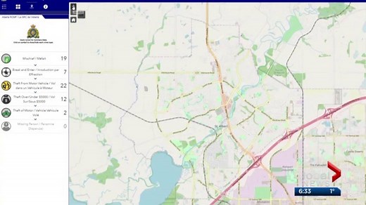 Tracking crime across Alberta: Dozens of municipalities adopt RCMP real-time map | Globalnews.ca
