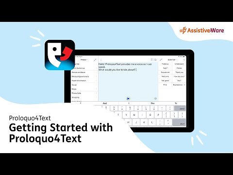 Getting Started with Proloquo4Text