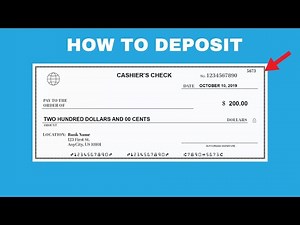 How To Deposit a Cashier's Check (2024) - Updated