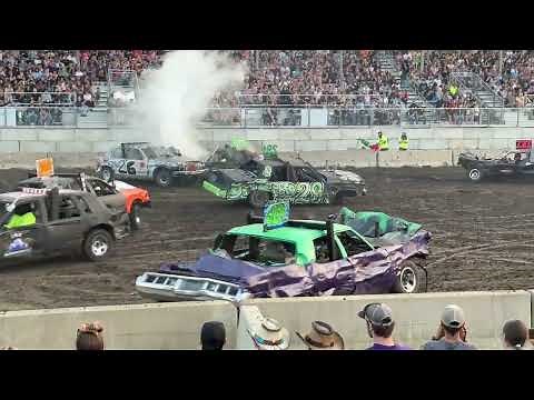 McHenry County Fair Full Size Demolition Derby 8/3/25