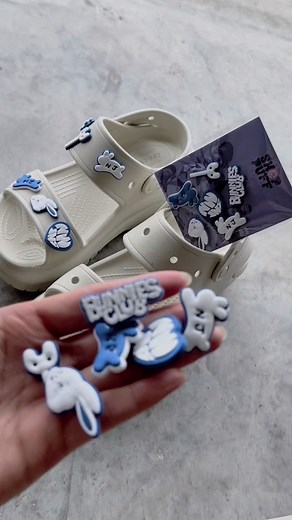 Customizing my Crocs 🫧 I tagged where you can get these New Jeans Charms/Jibbitz ִ ࣪𖤐 CROC CHARMS FROM: (🌐: SHOPPUFF.LIVE) 🐇🫧 🫧 𝘞𝘪𝘭𝘭 𝘛𝘩𝘦𝘴𝘦 𝘊𝘩𝘢𝘳𝘮𝘴 𝘍𝘪𝘵 𝘔𝘺 𝘊𝘳𝘰𝘤𝘴?: — As long as your Crocs are official ones from the brand and have holes for Jibbitz, these charms should fit. Crocs have a universal size for all their Jibbitz holes. If they are rubber clogs that aren’t the Crocs brand, the holes might be of a different size! 🫧#NewJeans #KPopCrocCharms #BunniesClub #Ditto