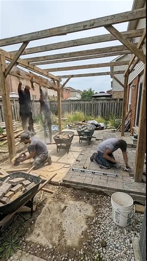 Luxury Backyard Oasis From A Messy Slab PatioDesign BackyardMakeover | Louise Steel