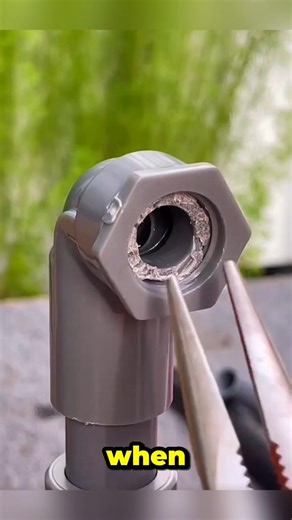 Smart Trick to Remove a Stuck PVC Pipe Piece 🔧