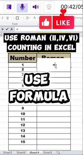 "Excel Roman Numbers Formula | Convert Any Number to Roman in Seconds! (Beginner to Pro Tutorial).