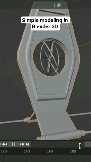 Simple modeling #blender3d #3danimation#scifi #3dmodeling