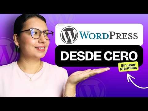 Cómo crear una página web en wordpress Desde Cero Tutorial 2026