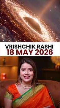 वृश्चिक राशिफल 18 मई 2026 | Vrischik Rashi Horoscope