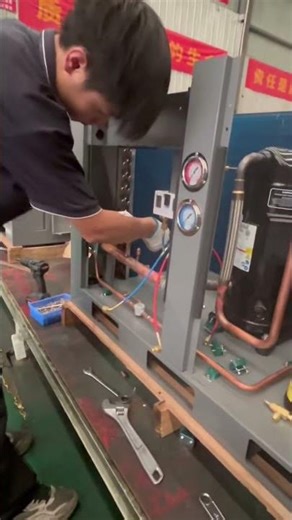 panasonic compressor used for our condensing unit Every process is very careful