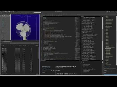 Integrated Alibre Script Editor Demo (1)