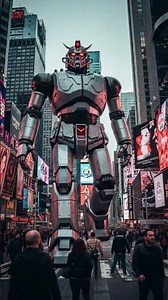 Robot starts a synchronized, powerful, stomping dance routine.