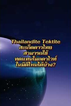 “สะเก็ดดาวไทย” VS “โมลดาไวท์“ ( Thailandite Tektite & Moldavite Properties )