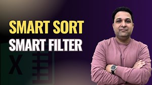 Excel Smart Sort & Smart Filter Explained with Examples | Step-by-Step | IICA Computer Education