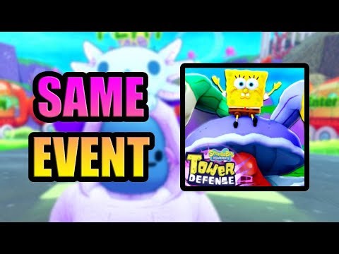 They are just spamming the SAME WAITING event in Spongebob Tower Defense