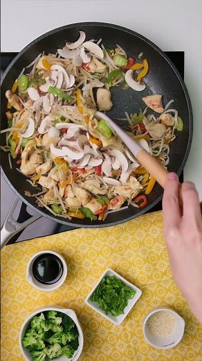 Chop suey de pollo