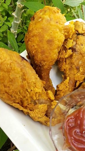 Instant Broasted Chicken Recipe | Blue Blossom #crunchy#chicken#yummy