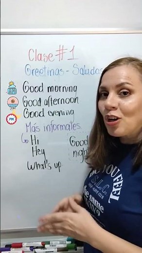 Saludos en inglés para principiantes 👋 | Clase 01