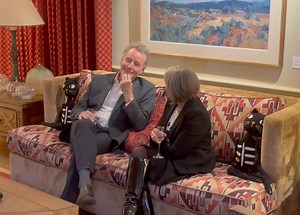 Enjoyed sitting down with Bryan Cranston at the Governor’s Residence on Friday night. We talked trash, #BreakingBadHabits, and the majesty of New Mexico’s beauty in celebration of our new anti-litter campaign launch. | Governor Michelle Lujan Grisham
