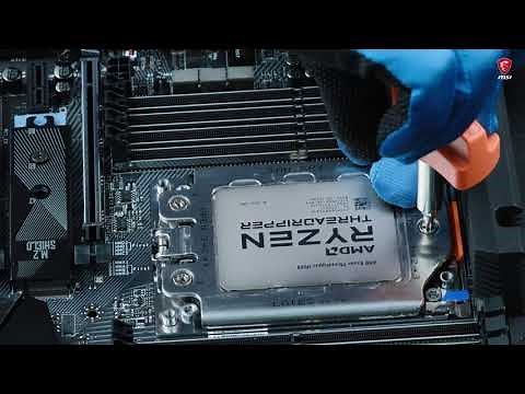 MSI® HOW-TO unbox and Install AMD Ryzen Threadripper CPU (SocketTR4)