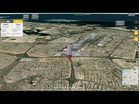 SpiceJet Landing at Dubai International Airport, Dubai (not a simulator/game) (PART-2)